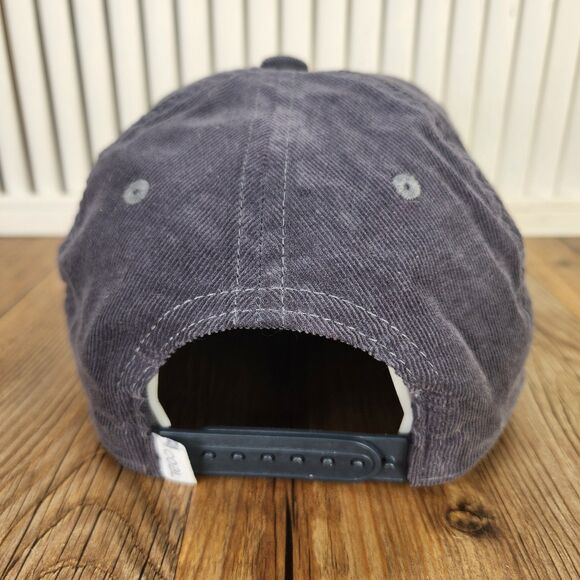 Coal The Hauler Low Cord Corduroy Snapback Hat Cap Charcoal Gray Seattle Outdoor - Picture 5 of 10